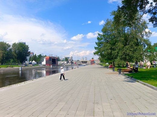 Набережная Екатеринбурга