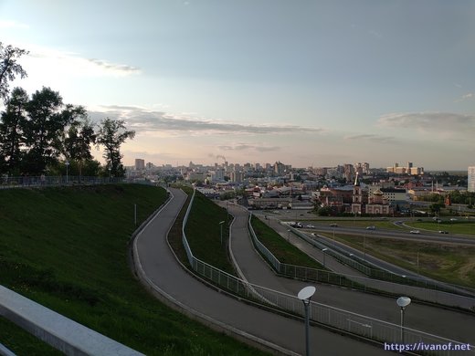 Вид на Барнаул