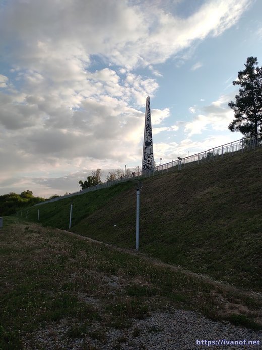 Стелла "Город трудовой доблести", Барнаул