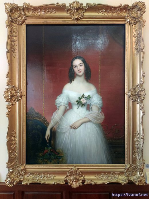 Жозер-Дезире Кур "Портрет княжны О. А. Щербатовой", 1840 год